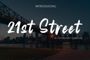 21st Street: A Sweet Handwritten Font for Handmade Makers