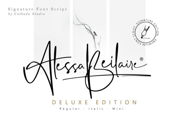 Alessa Beilaire: A Script Font That Feels at Home on the Web