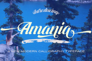 Amania Brings Handwritten Warmth to Modern Web Design