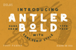 Antler Bold: A Nostalgic Sans Serif Font