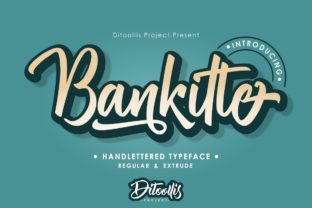 Bankitte: A Playful Script Font for Small Business Branding