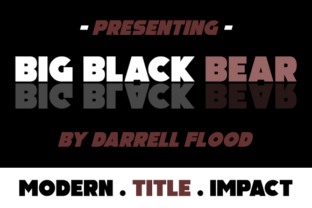 Big Black Bear Review: An Ultrabold Sans Serif That Demands Attention