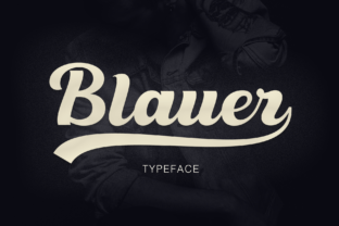 Blauer Font: A Modern Script for Editorial Storytelling
