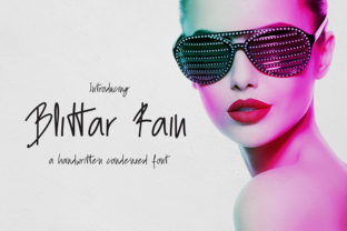 Blittar Rain: A Script Font That Brings Casual Cool to Editorial Design