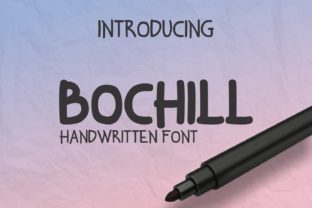 Bochill: A Handwritten Script for Real Design Work