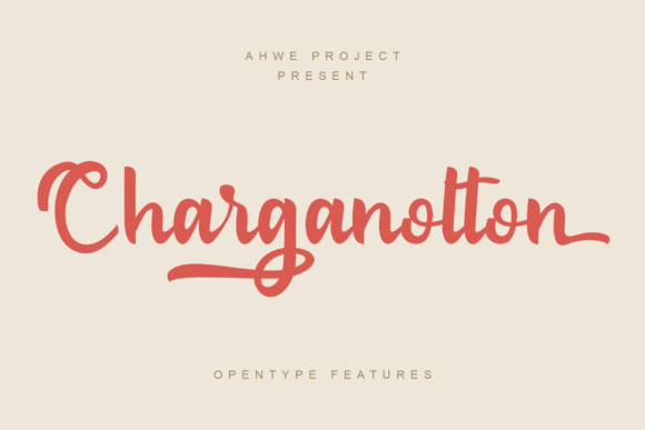 Charganolton: A Playful Script Font for Real Campaign Workflows