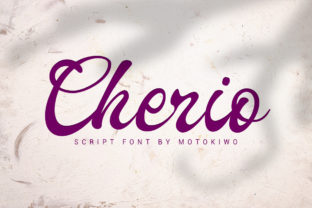 Cherio Script Font: A Handcrafted Choice for Better Brand Visuals