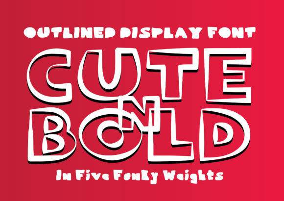 Cute n Bold Font Review: A Playful Typeface for Editorial Design