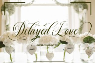 Delayed Love: A Handwritten Script Font Elevates Editorial Design