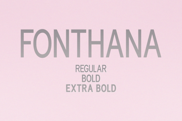 Fonthana: An Elegant Sans Serif Font for Handmade Products and Printables