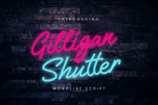 Gilligan Shutter: A Script Handwritten Font That Sharpens Campaign Messaging