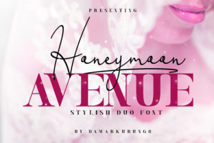 Honeymoon Avenue: A Script Font Duo for Editorial Design