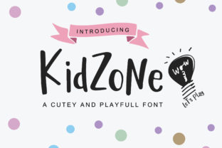 Kidzone: A Handwritten Font That Brings Warmth to Editorial Design