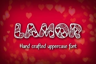 Lamor Review: A Heartfelt Decorative Display Font for Valentine Branding