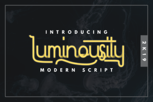 Luminousity Script Font Boosts Campaign Visuals
