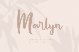Marlyn Font: A Handwritten Typeface That Polishes Campaign Visuals