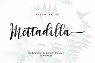 Mettadilla Script: A Handmade Script Font for Branding Projects