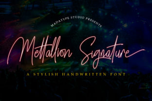 Mettallion: A Stylish Handwritten Typeface
