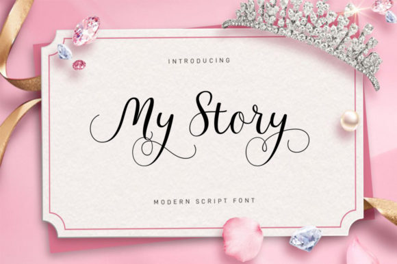 My Story Script Font: Modern Charm for Web Designers