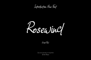 Rosewind: A Designer’s Honest Take on This Script Handwritten Font