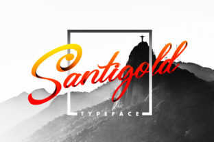 Santigold: A Flowing Script Font for Crafters and Makers