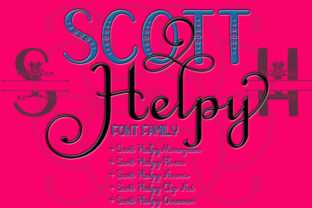 Scott Helpy Family: A Script Font for Web Design