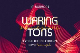 Waring Tons: A Modern Sans Serif Font for Marketing That Stops the Scroll
