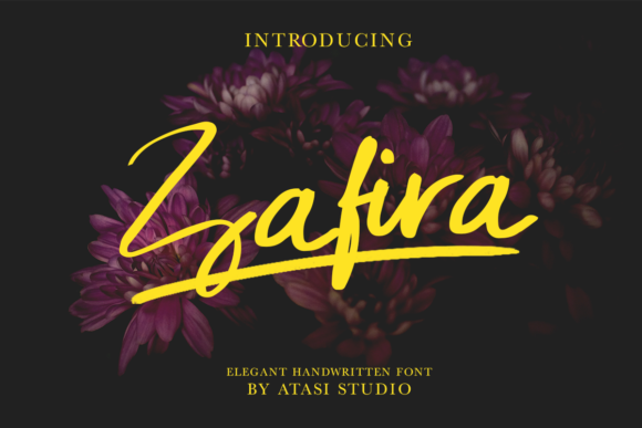 Zafira: The Script Font for Modern Brand Content